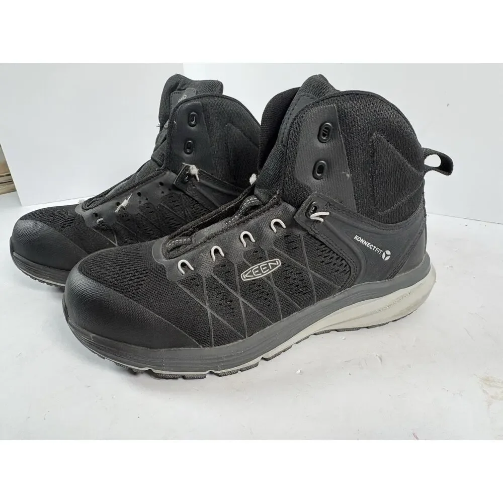 KEEN Utility EH Safety Work Boots Women’s 7D ASTM F2413-18 Black Shoes
